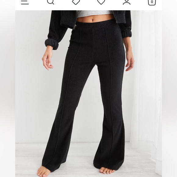 aerie Pants - Aerie Groove-on Stretch velour pants